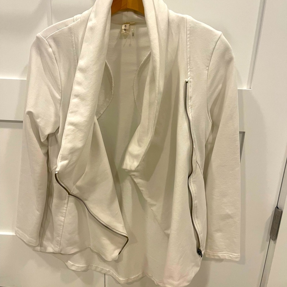 White casual jacket